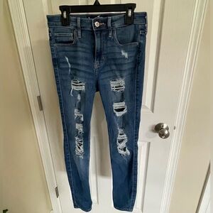 Hollister ripped jeans